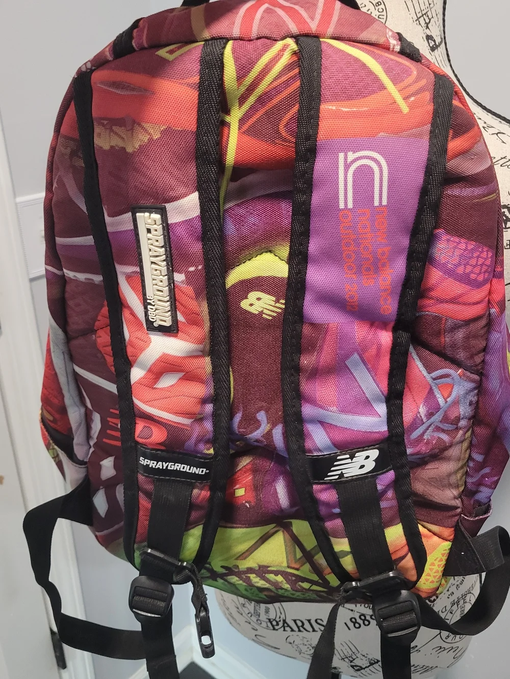 Vintage Sprayground x New Balance Nationals Outdoor 2012 backpack Great Cond.